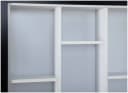 FURNARO Hängevitrine Sammlervitrine Schwarz/Weiß Modern Bild 5