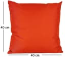 JACK Dekokissen 40x40cm Outdoor Lounge Kissen XXL-Füllung Bild 3