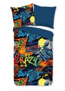 JACK Jugendbettwäsche Graffiti Street Art Style Bunt Mikrofaser Bild 2