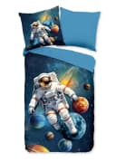 JACK Jugendbettwäsche 135x200cm Astronaut Weltenreiser Planeten Bild 2