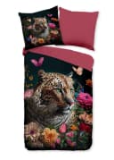 JACK Bettwäsche 135x200cm Pure Leopard Flowers Multi Mikrofaser Bild 2