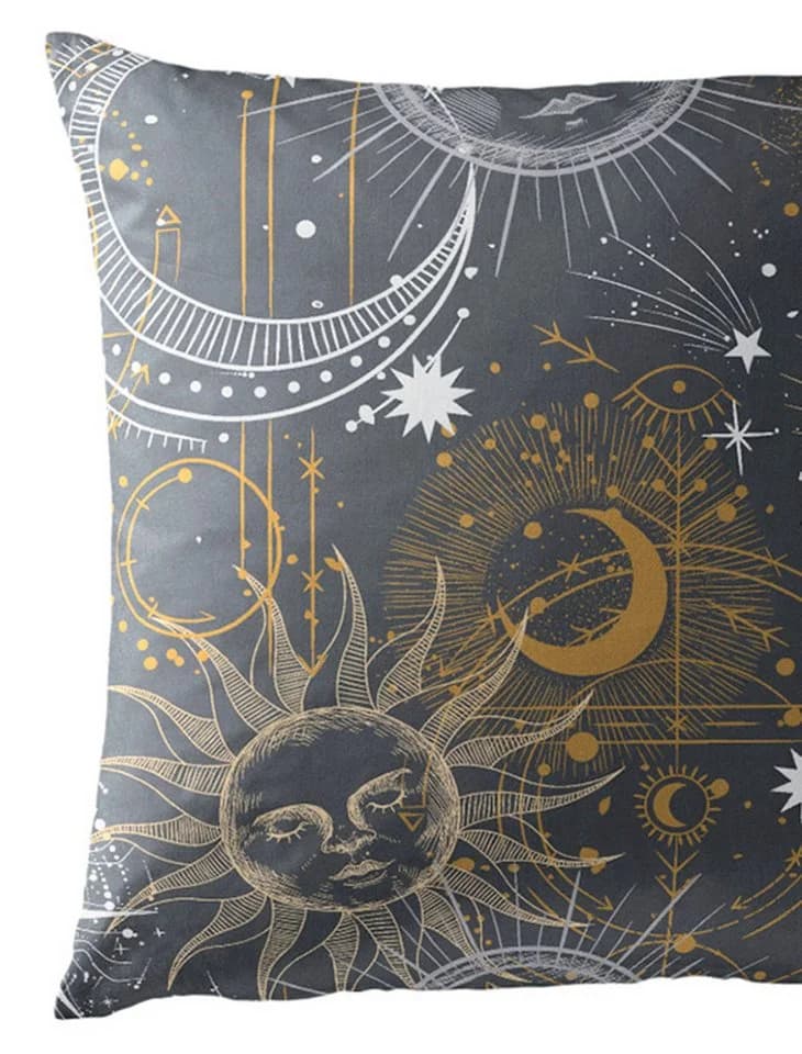 JACK Bettwäsche 135x200cm Sonne Mond Sterne Anthrazit Biber 2-teilig - Bild 4