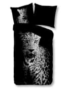JACK Bettwäsche 135x200cm Leopard Black And White Microfaser 2-teilig Bild 2