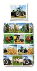 JACK Kinderbettwäsche 135x200cm Bauernhof Landwirtschaft Traktor Tiere Bild 2