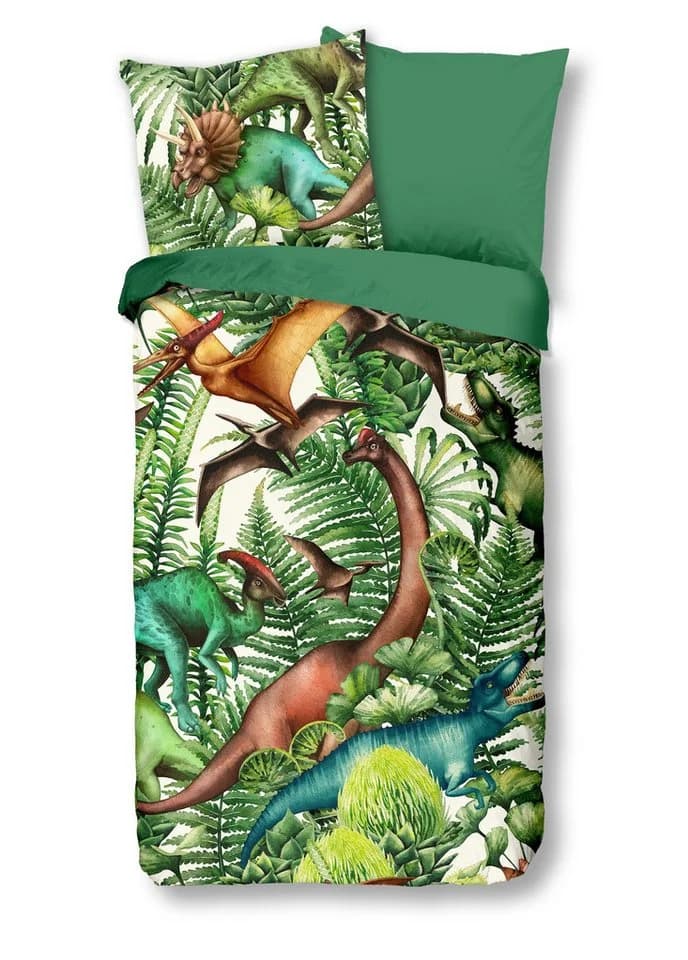 JACK Kinderbettwäsche Dinosaurier Landschaft Urwald 2-teilig - Bild 2