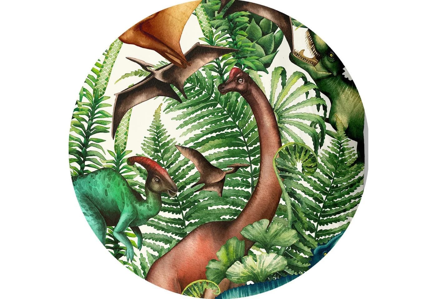 JACK Kinderbettwäsche Dinosaurier Landschaft Urwald 2-teilig - Bild 3