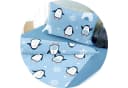 JACK Babybettwäsche 100x135cm Pinguin Iglu Nordpol Blau, 2-teilig, mit Reißverschluss Bild 4