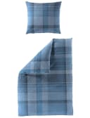 JACK Bettwäsche 135x200cm Blau Biber Karo-Design Bild 2