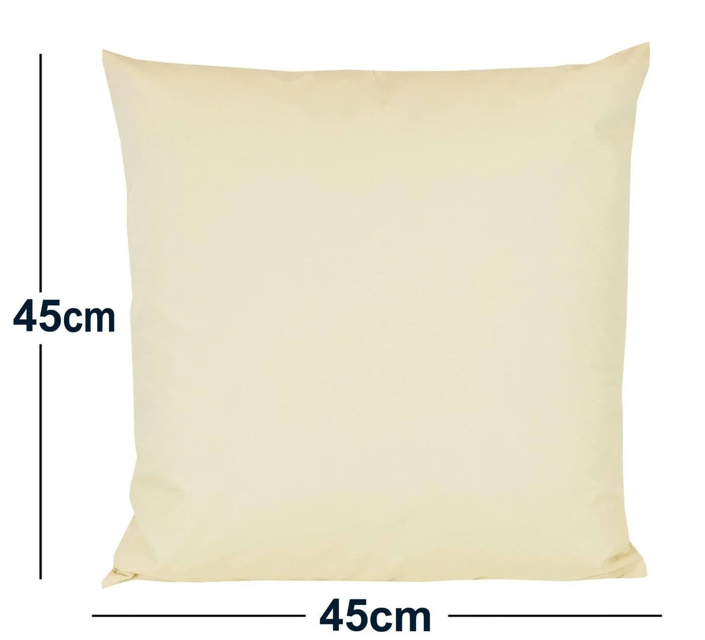 JACK Dekokissen 45x45cm Outdoor Lounge Kissen Beige Polyester - Bild 4