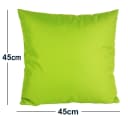 JACK Dekokissen 45x45cm Outdoor Grün mit XXL-Füllung Bild 4