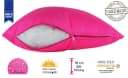 JACK Dekokissen Rosa Outdoor Lounge Kissen mit XXL Füllung Bild 3