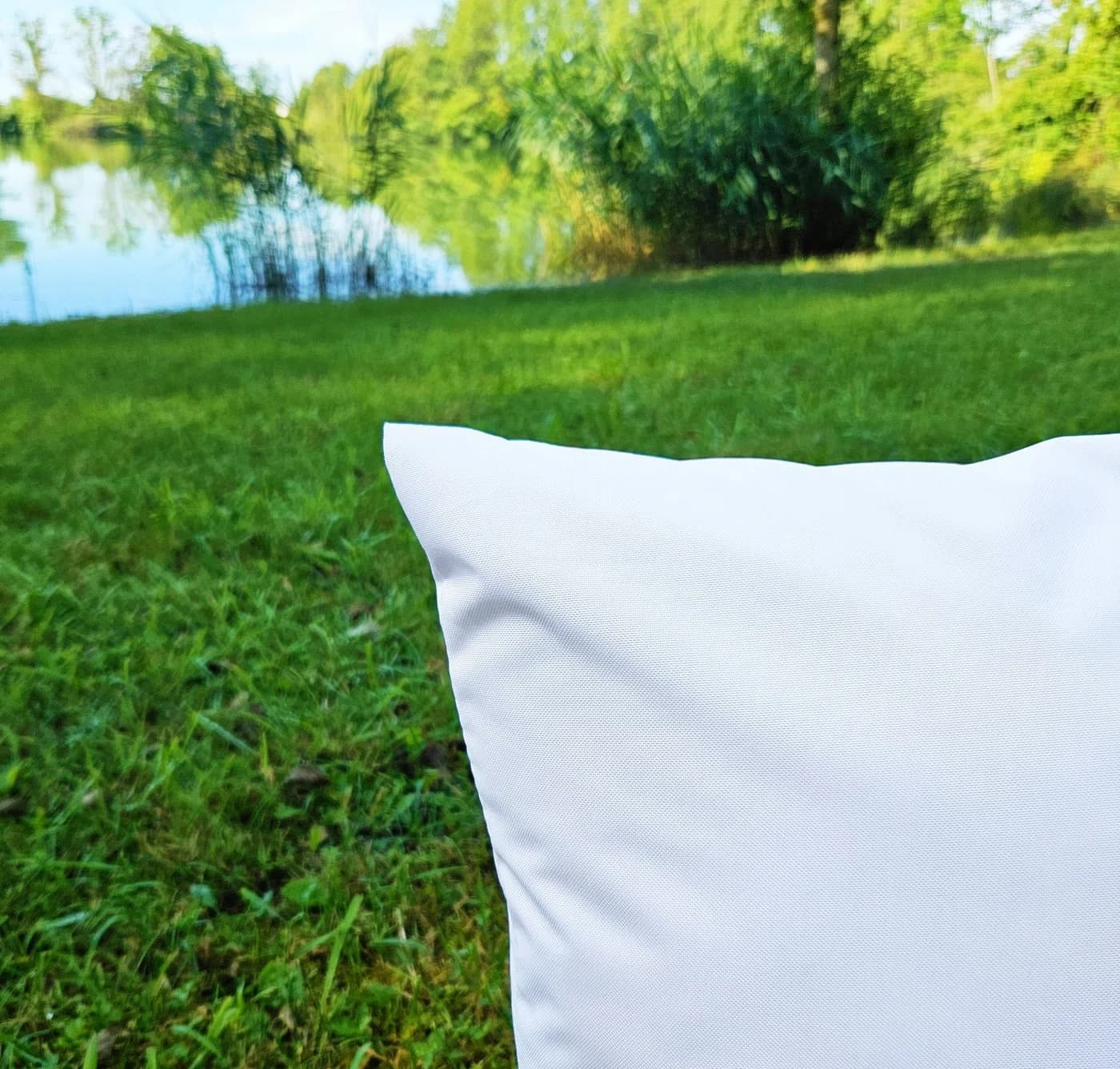JACK Dekokissen 45x45cm Outdoor Lounge Kissen weiß - Bild 5