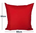 JACK Dekokissen 60x60cm Outdoor Lounge Kissen Rot inkl. XXL Füllung Bild 4