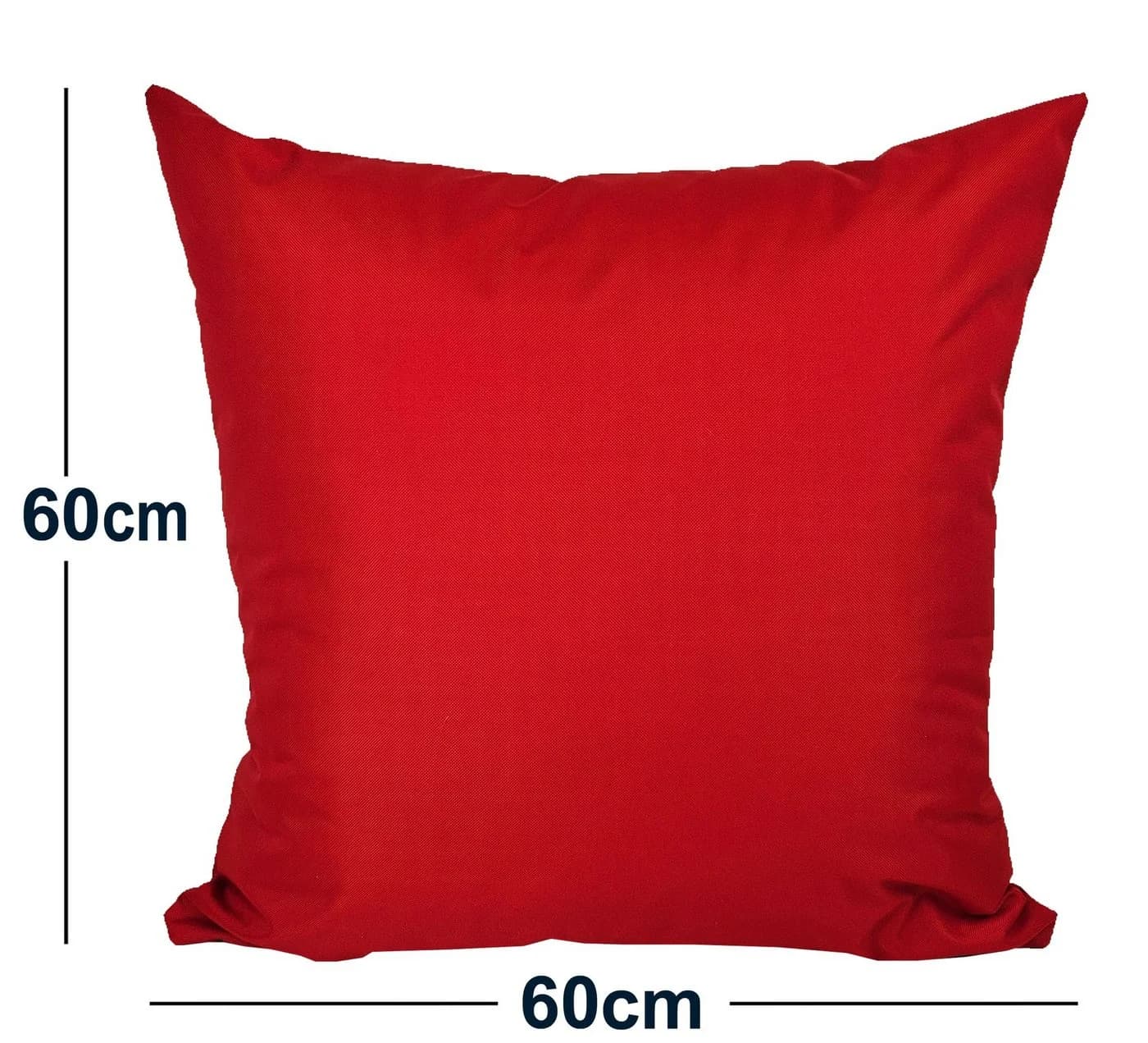 JACK Dekokissen 60x60cm Outdoor Lounge Kissen Rot inkl. XXL Füllung - Bild 4