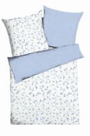 JACK Wendebettwäsche Rankenpoesie Seersucker Blau-Weiß Bild 2