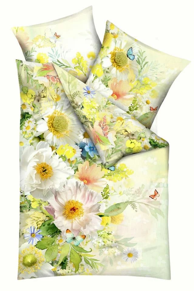 JACK Bettwäsche Summer Day Mako-Satin 2-teilig Gelb Floral - Bild 2