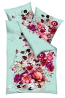 JACK Bettwäsche Mint Romance Mako-Satin Blumenmotiv Bild 2