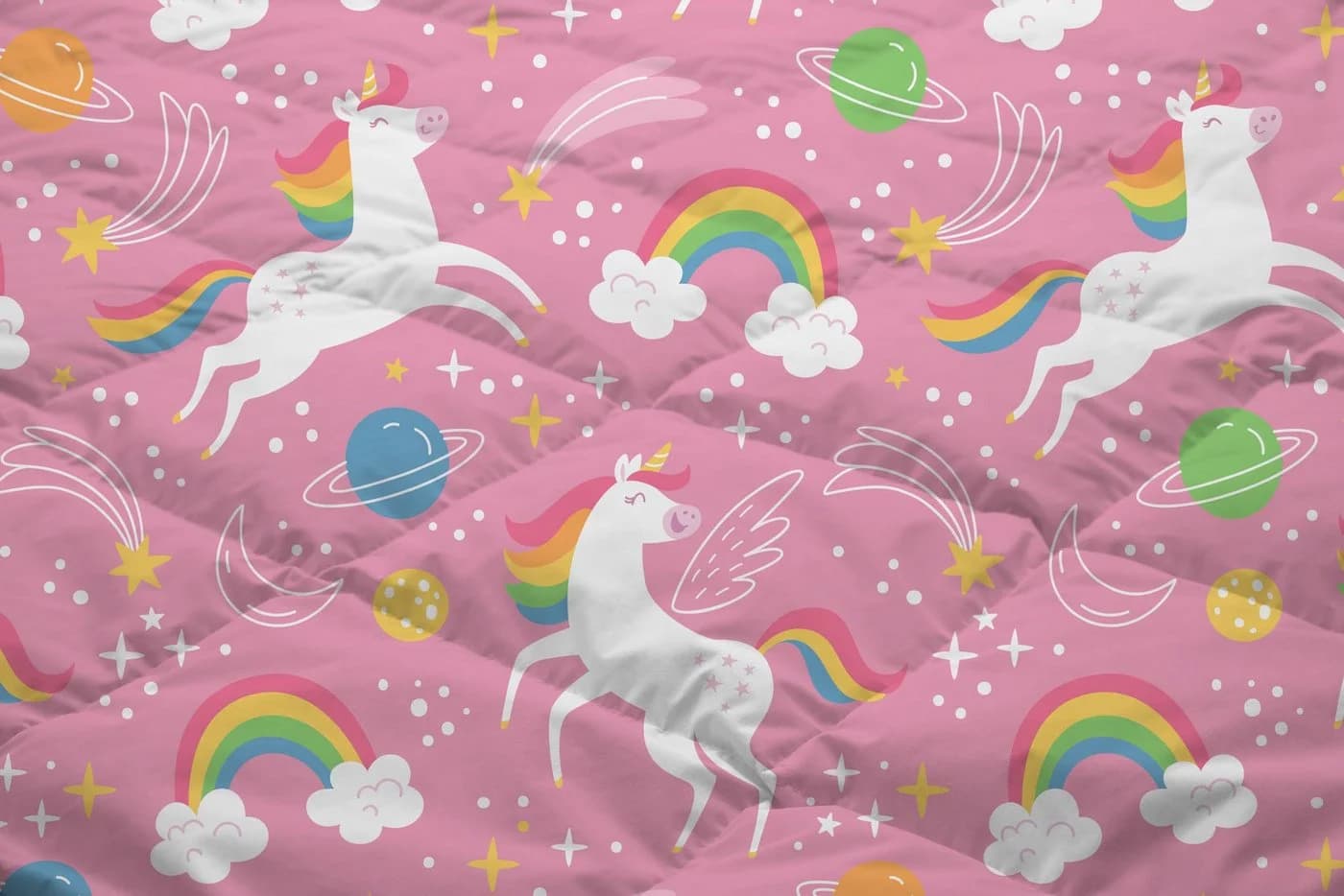 JACK Kinderbettdecke All-in-One 135x200cm Rosa - Bild 4