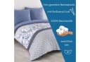 Leonado Vicenti Wendebettwäsche 100% Baumwolle Blau-Weiß Patchwork Bild 3