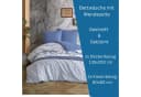 Leonado Vicenti Wendebettwäsche 100% Baumwolle Blau-Weiß Patchwork Bild 4