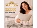 Malika Mikrofaser Bettwäsche Set Beige Seersucker 2-teilig Bild 1