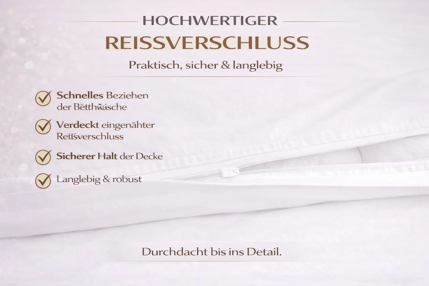 Kuscheli Bettwäsche 4-teilig Baumwolle Floral Natural Garden - Bild 5