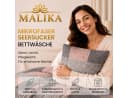 Malika Bettwäsche 200x200 + 2x 80x80 cm Rosa Ranke-Rose Mikrofaser Bild 4