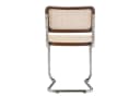 k-hometrends Freischwinger KAROL 2er Set Walnuss Chrom Bild 5