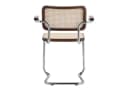 k-hometrends Freischwinger KAREL 2er-Set Walnuss Massivholz Wiener Geflecht Bild 4