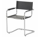 k-hometrends Freischwinger KADA 2er-Set Schwarz Recyceltes Leder Bild 1
