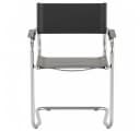 k-hometrends Freischwinger KADA 2er-Set Schwarz Recyceltes Leder Bild 3