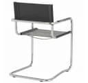 k-hometrends Freischwinger KADA 2er-Set Schwarz Recyceltes Leder Bild 4