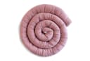 lilimaus Nestchenschlange Babybett aus Musselin Baumwolle Rosa Bild 2