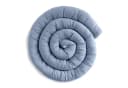 lilimaus Bettschlange Babybett aus Musselin Baumwolle Blau Bild 2