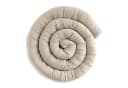 lilimaus Bettschlange Babybett aus Musselin Baumwolle Hellbeige Bild 2