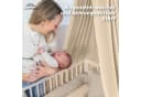 lilimaus Bettschlange Babybett aus Musselin Baumwolle Hellbeige Bild 3