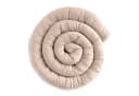 lilimaus Bettschlange Babybett aus Musselin Baumwolle Rosa Bild 2