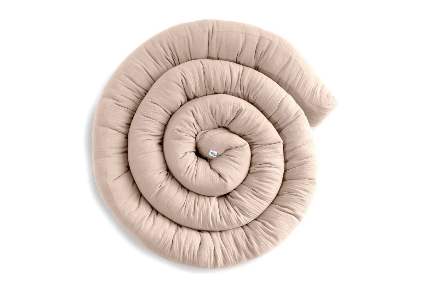 lilimaus Bettschlange Babybett aus Musselin Baumwolle Rosa - Bild 2