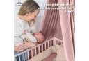 lilimaus Bettschlange Babybett aus Musselin Baumwolle Rosa Bild 3