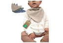 lilimaus Spucktuch Musselin Dreieckstuch Baby Beige/Blau/Grün Bild 3