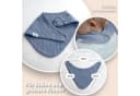 lilimaus Spucktuch Musselin Dreieckstuch Baby Beige/Blau/Grün Bild 4