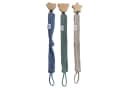 lilimaus Schnullerkette aus Musselin & Holz - 3-tlg. mit Holzclip Bild 2