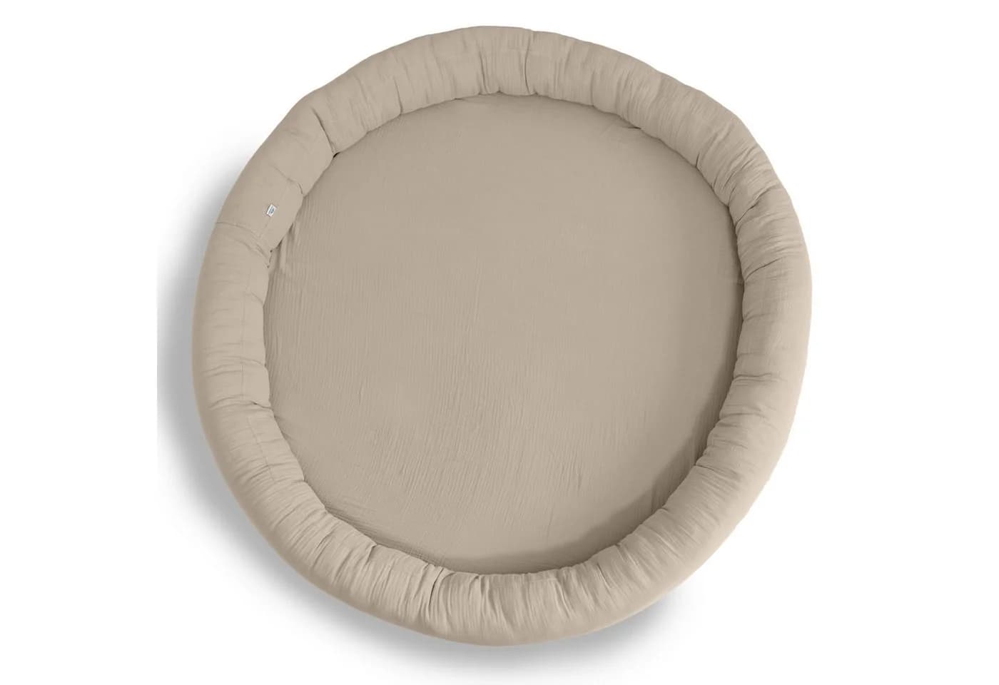 lilimaus Bodenkissen Kinder Musselin-Baumwolle Beige Handgenäht - Bild 2