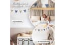 lilimaus Wimpelkette Sternenkette Kinderzimmer Musselin 12 Farben Bild 1