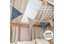 lilimaus Wimpelkette Sternenkette Kinderzimmer Musselin 12 Farben Bild 3