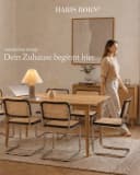 Haris Børn Freischwinger Wiener Geflecht Schwarz Rattan Optik Bild 3