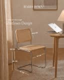 Haris Børn Freischwinger SKØR Design Wiener Geflecht Rattan-Optik Bild 1