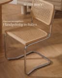 Haris Børn Freischwinger SKØR Design Wiener Geflecht Rattan-Optik Bild 4