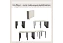 Rodnik Esstisch Maxi Weiß 5-in-1 Multifunktionstisch ausklappbar Bild 1