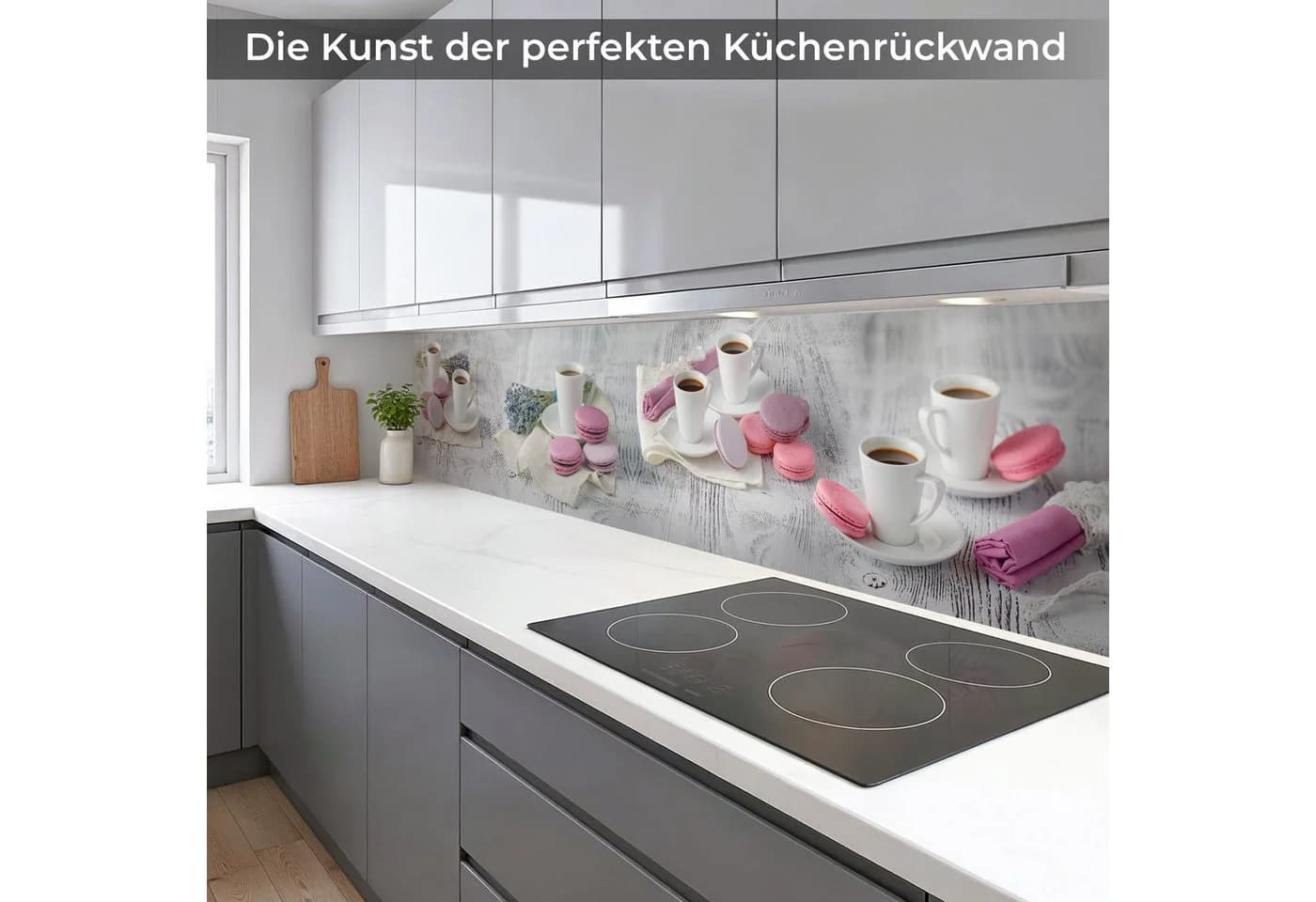 Rodnik Küchenrückwand Macarons ABS-Platte Rosa/Grau